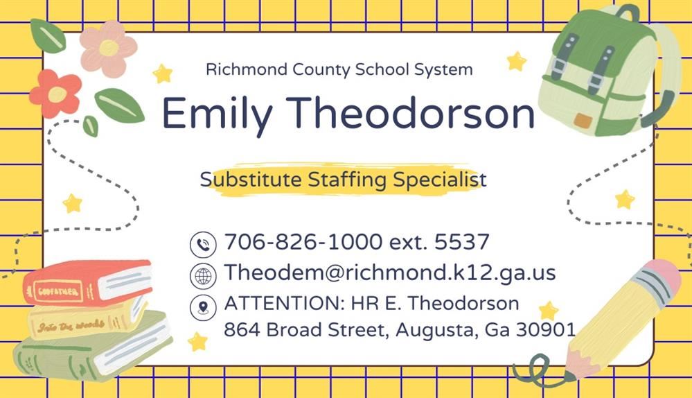 Contact Information for Sub Specialist Contact Information for Sub Specialist